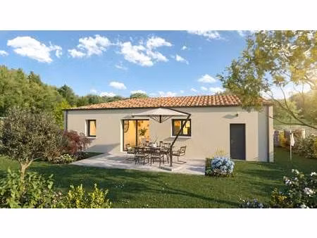 terrain avec maison neuve à vendre
