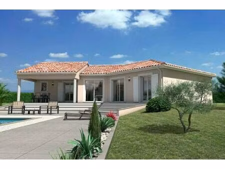 terrain avec maison neuve à vendre