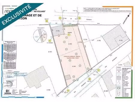 terrain constructible à vendre