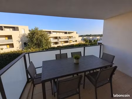 saint-aunès – t2 comme neuf 40 5 m² – terrasse sud – parking – cave – résidence 2019 – dpe