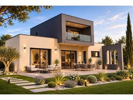 terrain avec maison neuve à vendre
