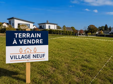 terrain constructible viabilisé à vendre