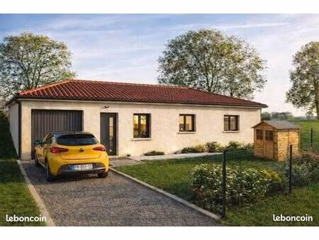 terrain avec maison neuve à vendre