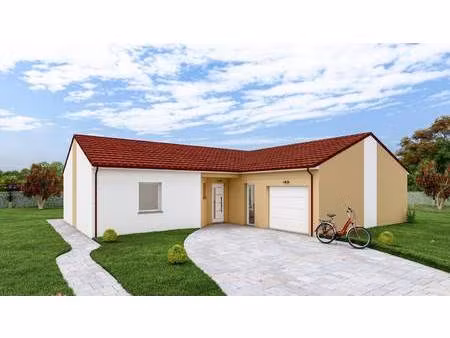terrain avec maison neuve à vendre