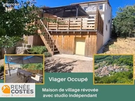 maison en viager 4 pièces 90 m²