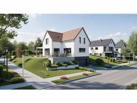 terrain avec maison neuve à vendre