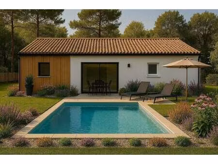 terrain avec maison neuve à vendre
