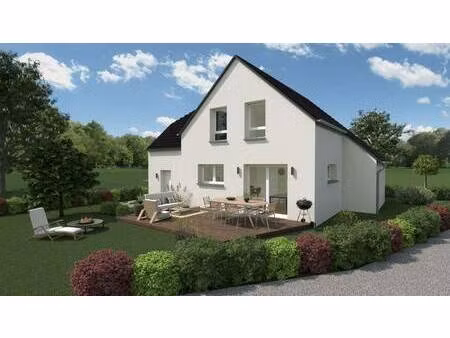 terrain avec maison neuve à vendre