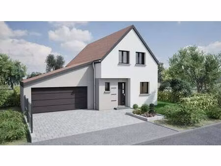terrain avec maison neuve à vendre