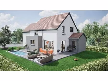 terrain avec maison neuve à vendre