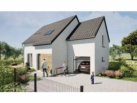 terrain avec maison neuve à vendre