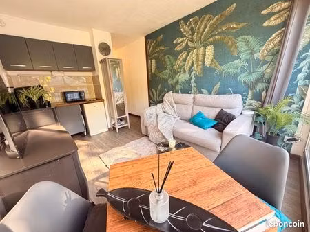 studio cosy de 17m2 en bord de plage - carnon-plage ( montpellier )-meublé/prêt à habiter 
