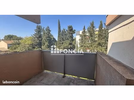 appartement t2 montpellier hôpitaux-facultés terrasse résidence sécurisée