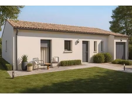 terrain avec maison neuve à vendre