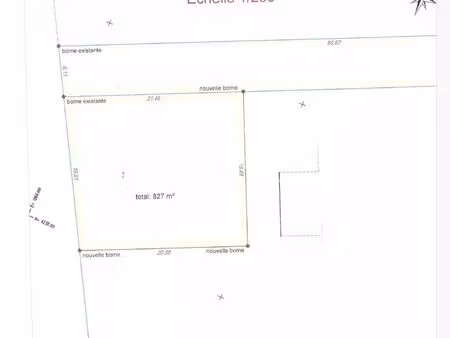 terrain 827 m² beaufort