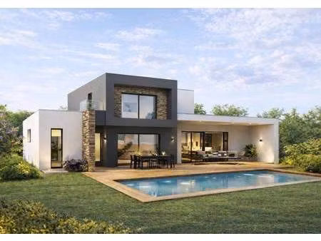 terrain avec maison neuve à vendre