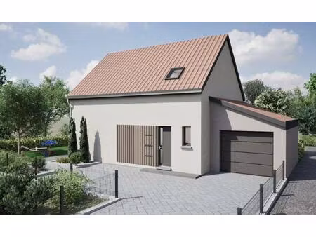 terrain avec maison neuve à vendre