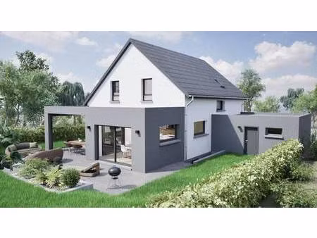 terrain avec maison neuve à vendre