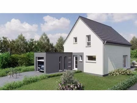 terrain avec maison neuve à vendre