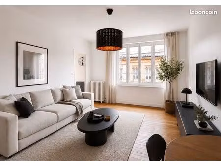 t2 traversant de 53 6m2  quartier saint-aubin