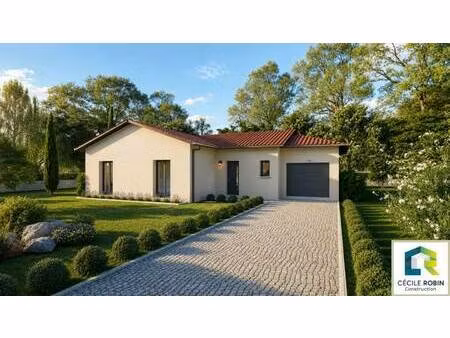 terrain avec maison neuve à vendre