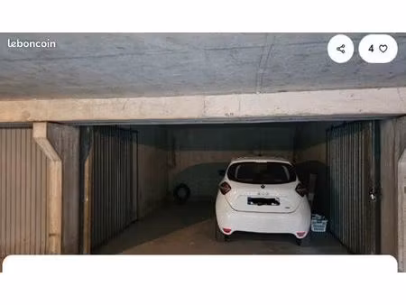garage fermé sécurisé