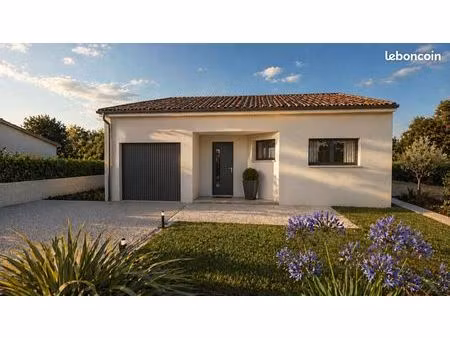 gragnague 31380 : maison neuve plain-pied 3 chambres avec jardin  idéale premier achat