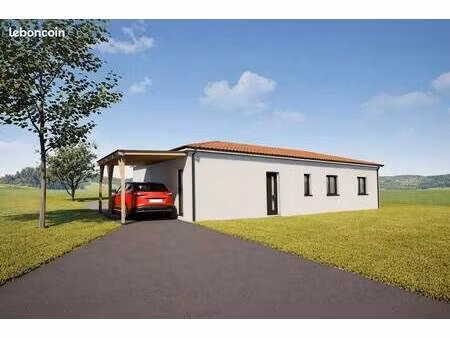 terrain avec maison neuve à vendre