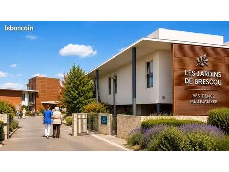 studio meublé loué avec bail commercial à la résidence haut de gamme