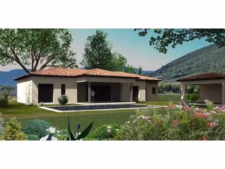 terrain avec maison neuve à vendre