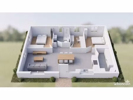 maison 76 m² fougeres