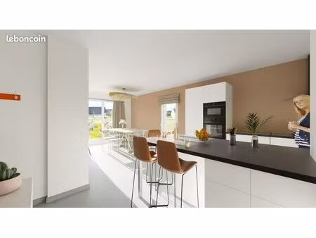 projet de construction d'une maison 76 m² avec terrain à janze (35)
