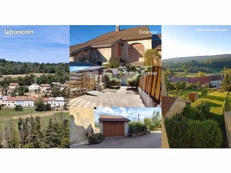 maison à cinquétral 150 m² – 5 chambres – grange – garage – terrain 650 m² – proche suisse