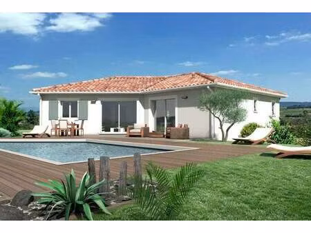 terrain avec maison neuve à vendre