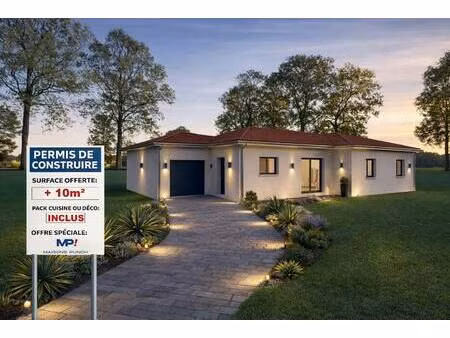 terrain avec maison neuve à vendre