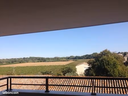 t2 49 m² – terrasse  vue dégagée  parking – boujan-sur-libron