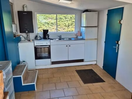 mobil home sur terrain de loisir 300m mer