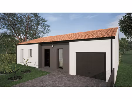 terrain avec maison neuve à vendre