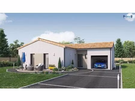 terrain avec maison neuve à vendre