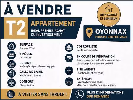 appartement à vendre