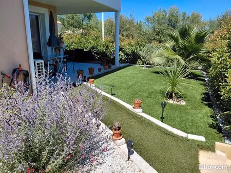 vends appartement neuf en rez-de-chaussée de 64m2 en résidence sécurisée