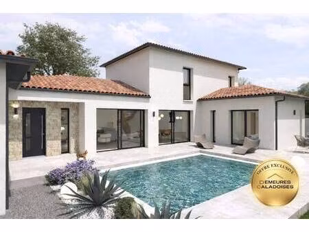 terrain avec maison neuve à vendre