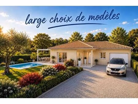 terrain avec maison neuve à vendre