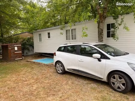 chalet mobilhome en camping près de contis