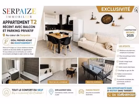 appartement 2 pièces 40 m²