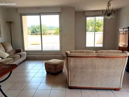 appartement t4 de 98 m² avec grande terrasse  balcon et garage – quint-fonsegrives