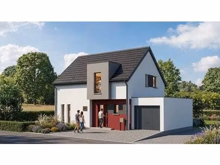 terrain avec maison neuve à vendre