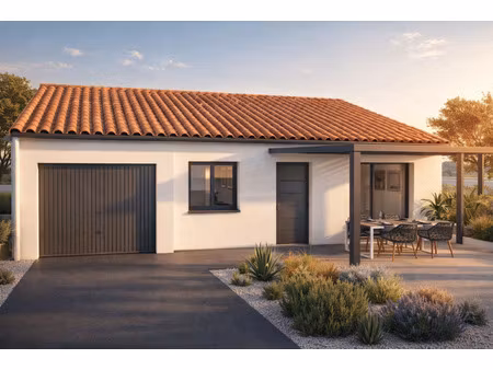 terrain avec maison neuve à vendre