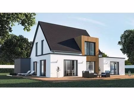 terrain avec maison neuve à vendre
