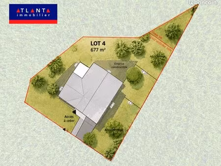 terrain 677 m² saint nazaire